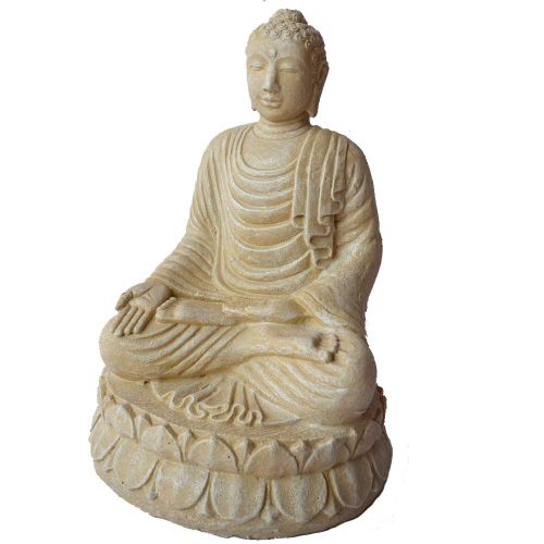 statue bouddha blanche